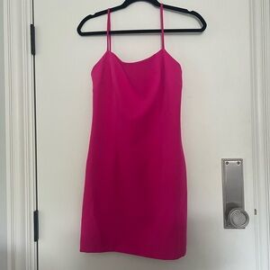Milly hot pink mini dress